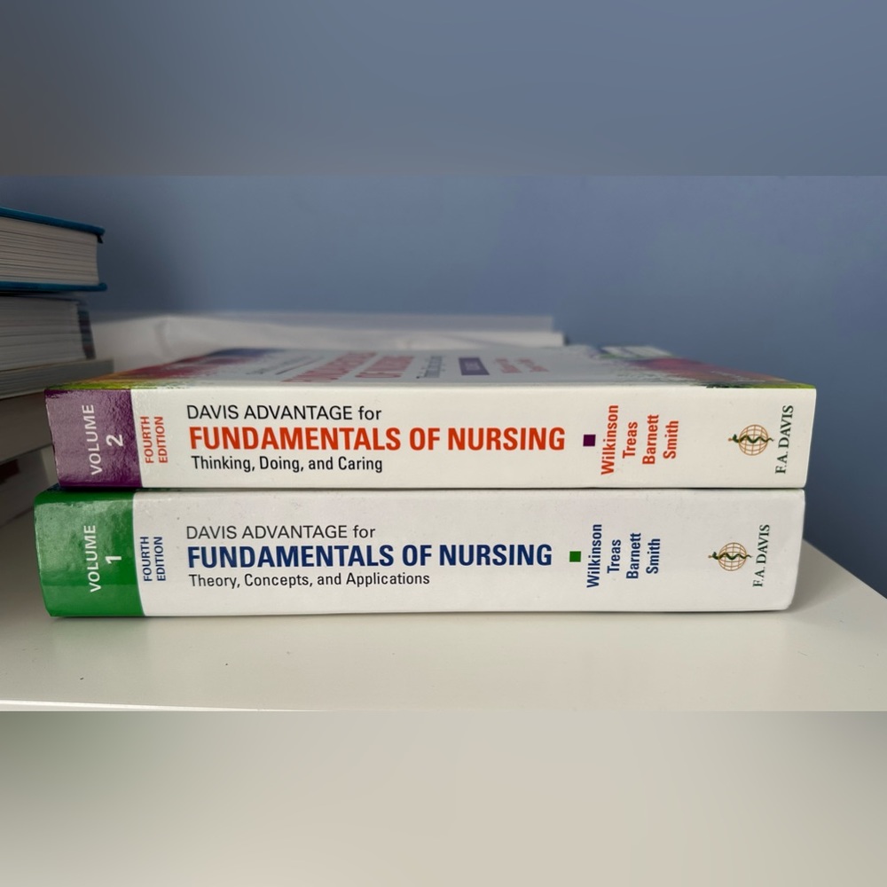 F.A Davis Fundamentals of Nursing 2 volume set